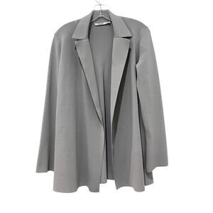 MM Lafleur Cardigan Womens Medium Open Front Knit Blazer Sweater Lightweight
